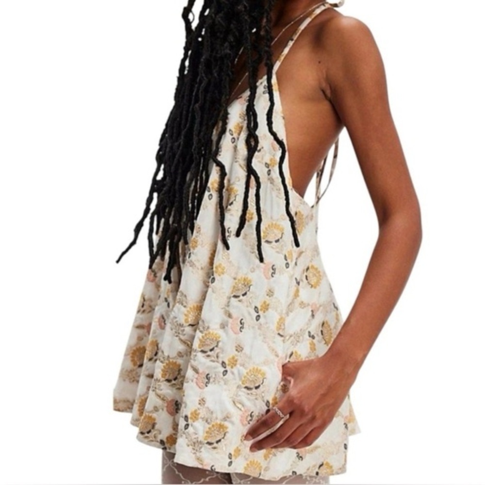 Free People Chiara Printed Jacquard Romper - Picture 2 of 13